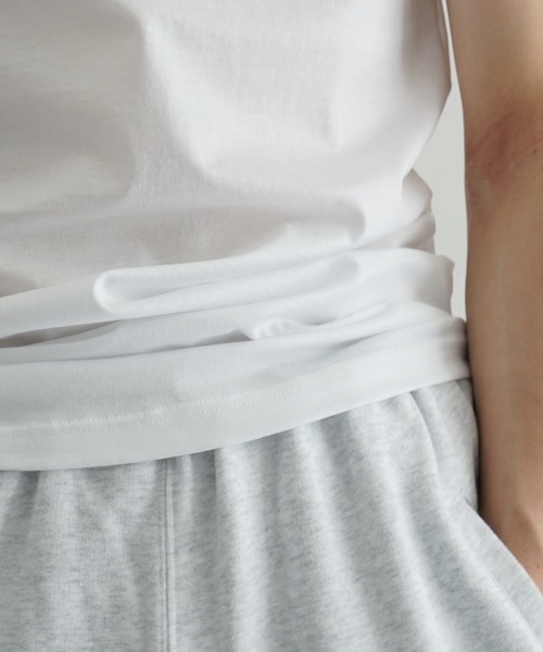 gicipi（ジチピ）の「GICIPI Maggiore（タンクトップ・レディース・ホワイト・3/4/5）」の4枚目の写真