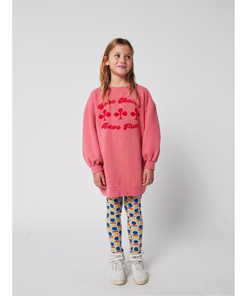 BOBO CHOSES（ボボショーズ）の「総柄Geometric Scacsレギンス【キッズ】（レギンス/スパッツ・キッズ・オフホワイト・120/110/100）」の2枚目の写真