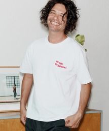 No Rain No Rainbow（ノーレインノーレインボー）の「mt9963-logo print T-shirt Tシャツ(NR25W-27)（Tシャツ/カットソー）」