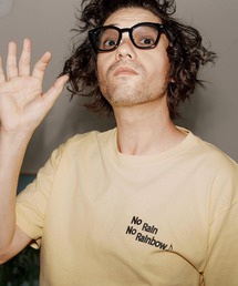 No Rain No Rainbow（ノーレインノーレインボー）の「mt9963-logo print T-shirt Tシャツ(NR25W-27)（Tシャツ/カットソー）」