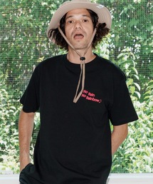 No Rain No Rainbow（ノーレインノーレインボー）の「mt9963-logo print T-shirt Tシャツ(NR25W-27)（Tシャツ/カットソー）」