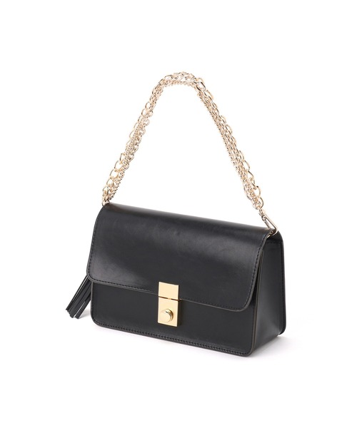 artemis by DIANA(アルテミスバイダイアナ)の「タッセルチャーム 2WAYショルダーバッグ(ハンドバッグ・レディース・ブラック/アイボリー/ピンク・FREE)」の2枚目の写真