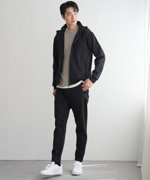 ikka（イッカ）の「【セットアップ対応】ダブルフェイスカノコジップパンツ（その他パンツ・メンズ・ブラック/スモークグレー・XL/L/M/S）」の10枚目の写真