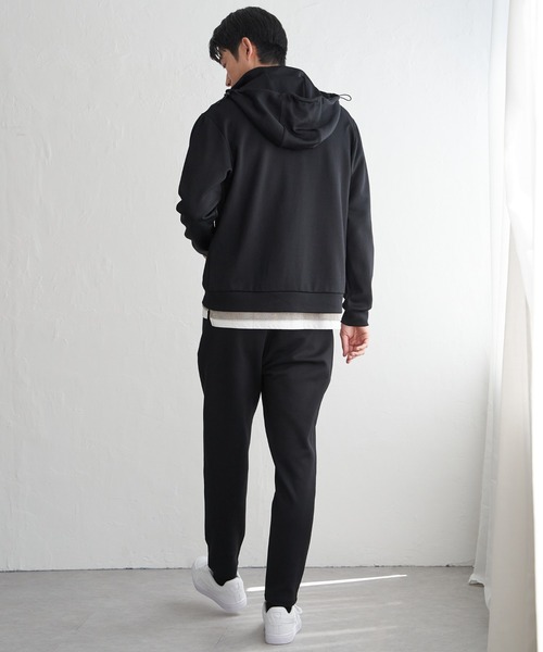 ikka（イッカ）の「【セットアップ対応】ダブルフェイスカノコジップパンツ（その他パンツ・メンズ・ブラック/スモークグレー・XL/L/M/S）」の11枚目の写真