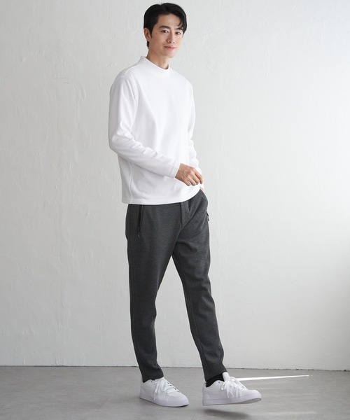 ikka（イッカ）の「【セットアップ対応】ダブルフェイスカノコジップパンツ（その他パンツ・メンズ・ブラック/スモークグレー・XL/L/M/S）」の15枚目の写真