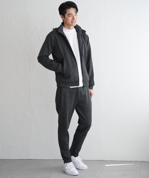 ikka（イッカ）の「【セットアップ対応】ダブルフェイスカノコジップパンツ（その他パンツ・メンズ・ブラック/スモークグレー・XL/L/M/S）」の18枚目の写真