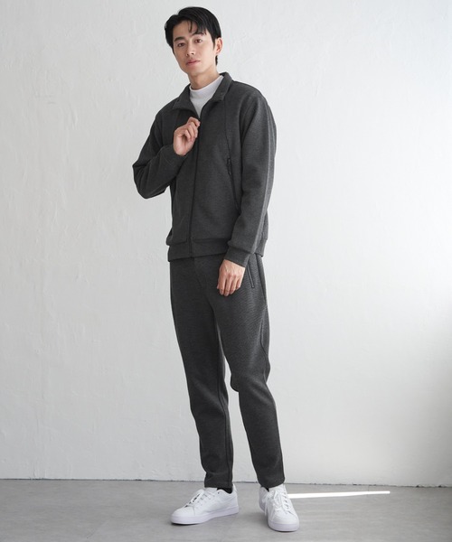 ikka（イッカ）の「【セットアップ対応】ダブルフェイスカノコジップパンツ（その他パンツ・メンズ・ブラック/スモークグレー・XL/L/M/S）」の19枚目の写真