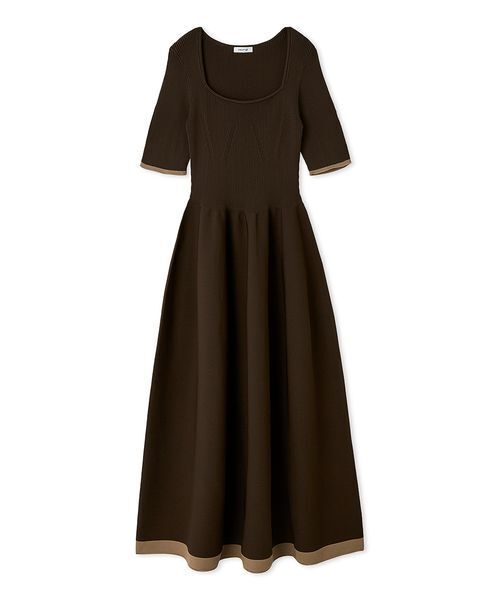 スクエアーネックホールガーメントワンピース（ワンピース）｜FRAY I.D