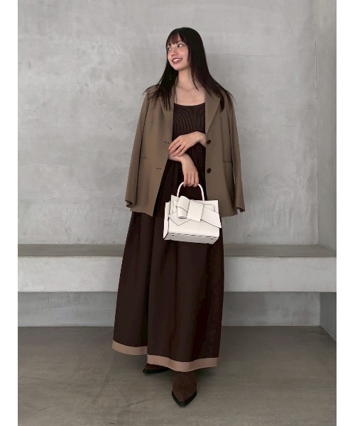 スクエアーネックホールガーメントワンピース（ワンピース）｜FRAY I.D