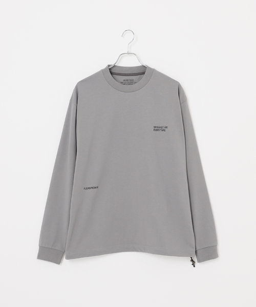 B.C STOCK（ベーセーストック）の「【OLIVEDRAB/オリーブドラブ】ドローコード ロングスリーブTシャツ（Tシャツ/カットソー・メンズ・ボルドー/ブラック系その他/グレー系その他/ホワイト・MEDIUM/X-LARGE/LARGE）」の3枚目の写真