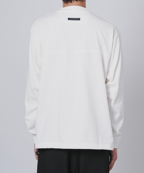 B.C STOCK（ベーセーストック）の「【OLIVEDRAB/オリーブドラブ】ドローコード ロングスリーブTシャツ（Tシャツ/カットソー・メンズ・ボルドー/ブラック系その他/グレー系その他/ホワイト・MEDIUM/X-LARGE/LARGE）」の9枚目の写真