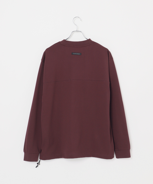 B.C STOCK（ベーセーストック）の「【OLIVEDRAB/オリーブドラブ】ドローコード ロングスリーブTシャツ（Tシャツ/カットソー・メンズ・ボルドー/ブラック系その他/グレー系その他/ホワイト・MEDIUM/X-LARGE/LARGE）」の20枚目の写真