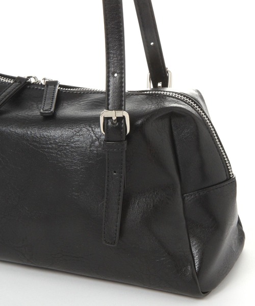 LEPSIM（レプシィム）の「ロングハンドルボストン　579910（ボストンバッグ・レディース・ブラック/グレイッシュベージュ/ブラウン/キャメル/グレー系その他・ONE SIZE）」の18枚目の写真