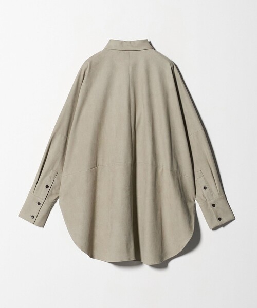 SACRA（サクラ）の「＜SACRA＞スエードライク ポケット シャツ（シャツ/ブラウス・レディース・ブラック/オリーブ・38）」の16枚目の写真