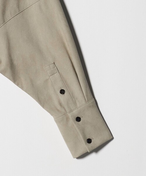 SACRA（サクラ）の「＜SACRA＞スエードライク ポケット シャツ（シャツ/ブラウス・レディース・ブラック/オリーブ・38）」の19枚目の写真