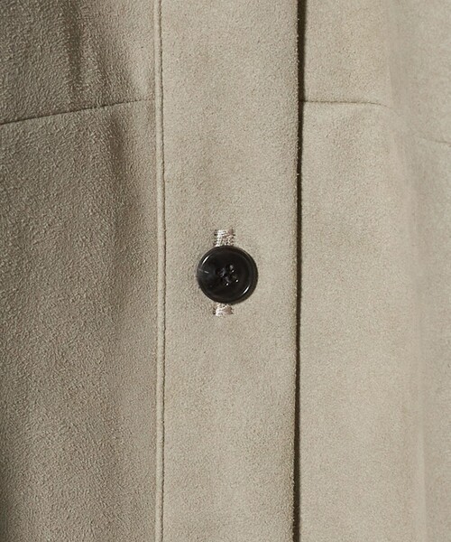 SACRA（サクラ）の「＜SACRA＞スエードライク ポケット シャツ（シャツ/ブラウス・レディース・ブラック/オリーブ・38）」の21枚目の写真