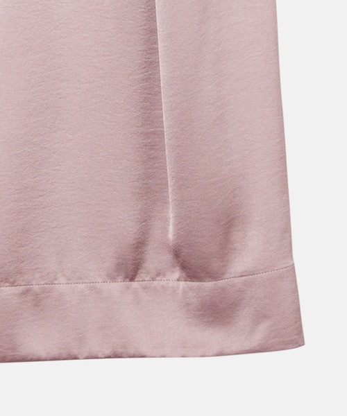 LE CIEL BLEU(ルシェルブルー)の「タックサテンマキシスカート / Tucked Satin Maxi Skirt(スカート・レディース・ブラウン/ピンク・36/34/38)」の14枚目の写真