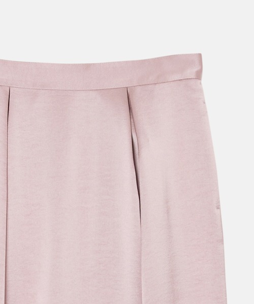 LE CIEL BLEU(ルシェルブルー)の「タックサテンマキシスカート / Tucked Satin Maxi Skirt(スカート・レディース・ブラウン/ピンク・36/34/38)」の12枚目の写真