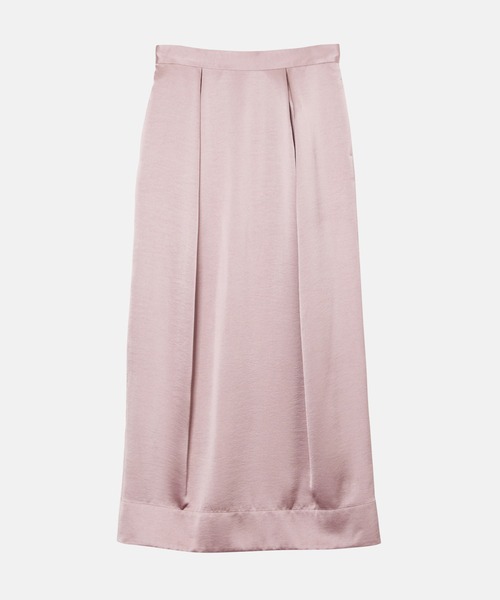 LE CIEL BLEU(ルシェルブルー)の「タックサテンマキシスカート / Tucked Satin Maxi Skirt(スカート・レディース・ブラウン/ピンク・36/34/38)」の11枚目の写真