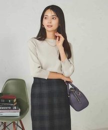 パフスリーブ」に該当するトップス（グレー/灰色系）ファッション通販