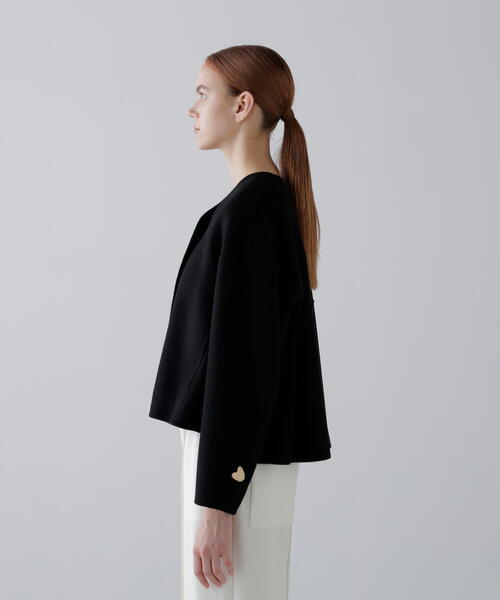 ◇ピュアカシミヤジャケット（ノーカラージャケット）｜ADORE