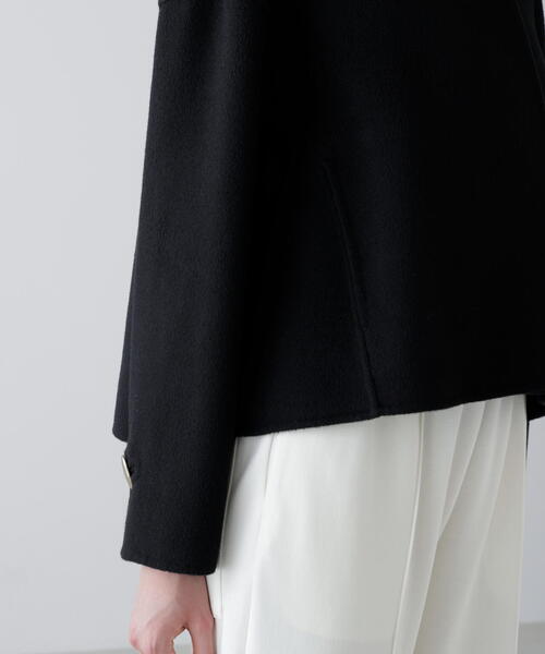 ◇ピュアカシミヤジャケット（ノーカラージャケット）｜ADORE