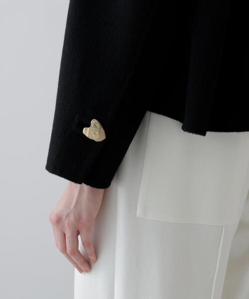 ◇ピュアカシミヤジャケット（ノーカラージャケット）｜ADORE