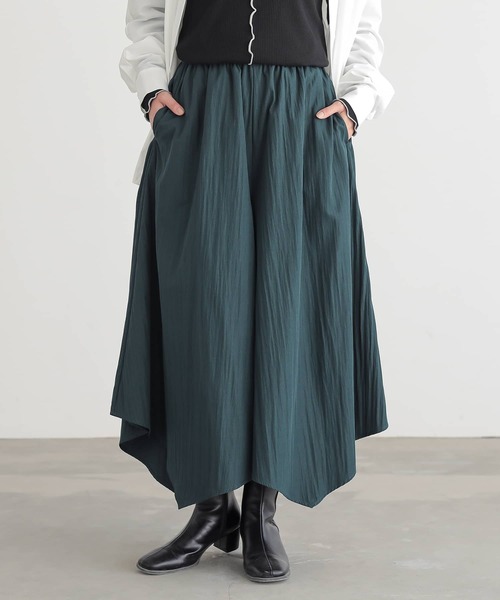 n'OrLABEL(ノアールレーベル)の「『イレギュラーヘムガウチョパンツ』(その他パンツ・レディース・グリーン/ブラック/グレー・FREE)」の20枚目の写真