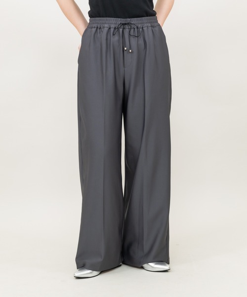 meeny miny（ミーニーマイニー）の「【meeny miny】【伸洗シリーズ】もちのびeasyパンツ（その他パンツ・レディース・モカ/チャコールグレー/ブラック・LARGE/MEDIUM/SMALL）」の3枚目の写真