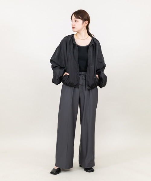 meeny miny（ミーニーマイニー）の「【meeny miny】【伸洗シリーズ】もちのびeasyパンツ（その他パンツ・レディース・モカ/チャコールグレー/ブラック・LARGE/MEDIUM/SMALL）」の10枚目の写真