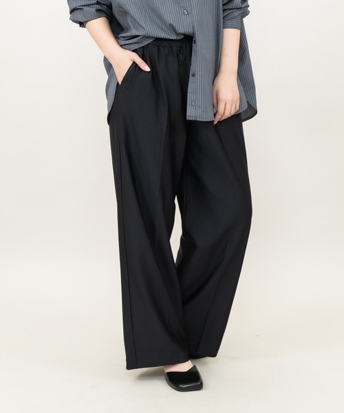 meeny miny（ミーニーマイニー）の「【meeny miny】【伸洗シリーズ】もちのびeasyパンツ（その他パンツ・レディース・モカ/チャコールグレー/ブラック・LARGE/MEDIUM/SMALL）」の20枚目の写真