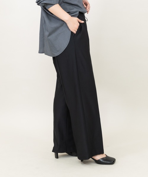 meeny miny（ミーニーマイニー）の「【meeny miny】【伸洗シリーズ】もちのびeasyパンツ（その他パンツ・レディース・モカ/チャコールグレー/ブラック・LARGE/MEDIUM/SMALL）」の21枚目の写真