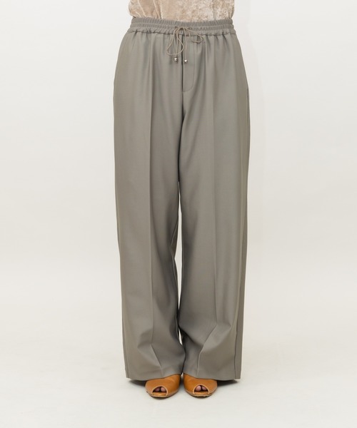 meeny miny（ミーニーマイニー）の「【meeny miny】【伸洗シリーズ】もちのびeasyパンツ（その他パンツ・レディース・モカ/チャコールグレー/ブラック・LARGE/MEDIUM/SMALL）」の4枚目の写真