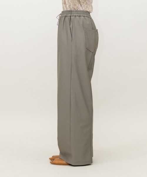 meeny miny（ミーニーマイニー）の「【meeny miny】【伸洗シリーズ】もちのびeasyパンツ（その他パンツ・レディース・モカ/チャコールグレー/ブラック・LARGE/MEDIUM/SMALL）」の5枚目の写真