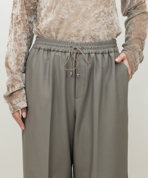 meeny miny（ミーニーマイニー）の「【meeny miny】【伸洗シリーズ】もちのびeasyパンツ（その他パンツ・レディース・モカ/チャコールグレー/ブラック・LARGE/MEDIUM/SMALL）」の7枚目の写真