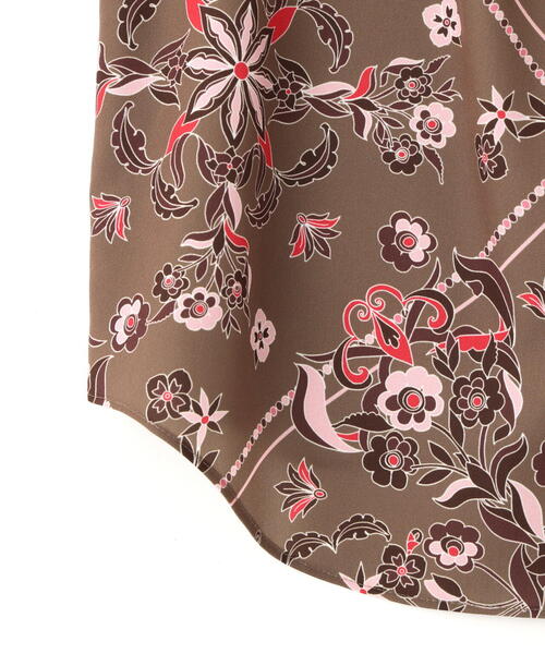 PINKY&DIANNE（ピンキーアンドダイアン）の「◆フローラルスカーフプリントブラウス（シャツ/ブラウス・レディース・ベージュ系その他4/ホワイト系その他2・38/36）」の10枚目の写真