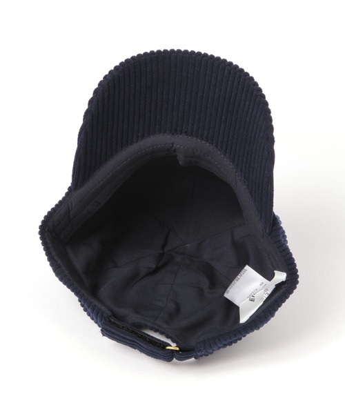 Elura（エルーラ）の「コーデュロイ刺繍キャップ/587989（キャップ・レディース・ネイビー/オフホワイト・ONE SIZE）」の6枚目の写真