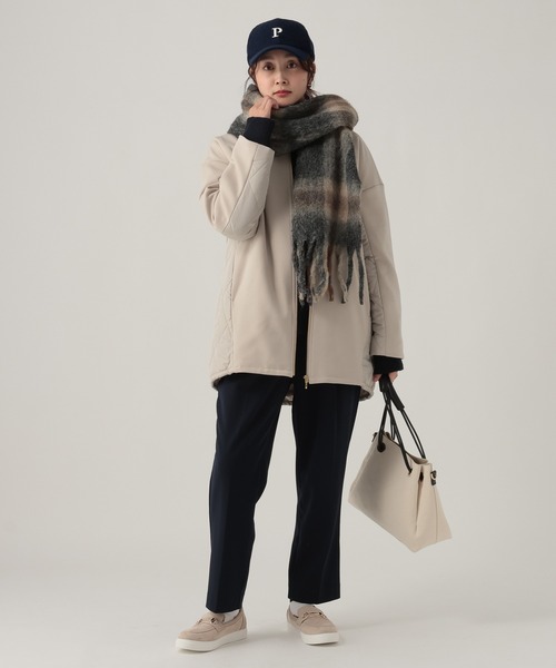 Elura(エルーラ)の「コーデュロイ刺繍キャップ/587989(キャップ・レディース・ネイビー/オフホワイト・ONE SIZE)」の18枚目の写真