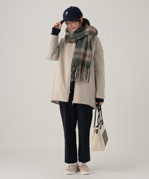Elura(エルーラ)の「コーデュロイ刺繍キャップ/587989(キャップ・レディース・ネイビー/オフホワイト・ONE SIZE)」の17枚目の写真
