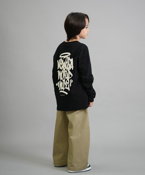 NEW ERA（ニューエラ）の「NEW ERA/ニューエラ YTH LS CT TEE TAGGING キッズ ロンT 14693876/14693877（Tシャツ/カットソー・キッズ・ホワイト/ブラック・130cm/140cm/150cm/160cm）」の13枚目の写真