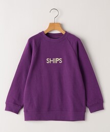 SHIPS（シップス）の「SHIPS KIDS:140～160cm / 刺繍 ロゴ ラグラン スウェット（スウェット）」