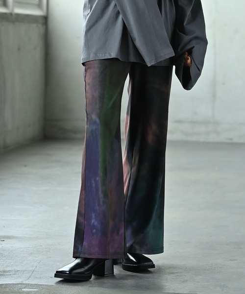 funda mine（ファンダマイン）の「アートパンツ（その他パンツ・レディース・グリーン/ピンク系その他・1/2）」の2枚目の写真