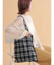 ehka sopo | チェックトートバッグ(ハンドバッグ)