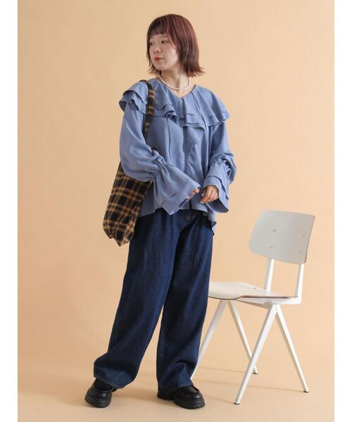 ehka sopo(エヘカソポ)の「チェックトートバッグ(ハンドバッグ・レディース・レッド/イエロー/ブルー/ブラック・F)」の11枚目の写真