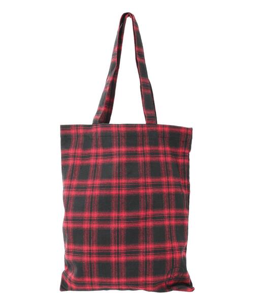 ehka sopo(エヘカソポ)の「チェックトートバッグ(ハンドバッグ・レディース・レッド/イエロー/ブルー/ブラック・F)」の15枚目の写真