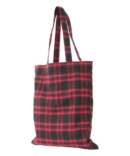 ehka sopo(エヘカソポ)の「チェックトートバッグ(ハンドバッグ・レディース・レッド/イエロー/ブルー/ブラック・F)」の19枚目の写真