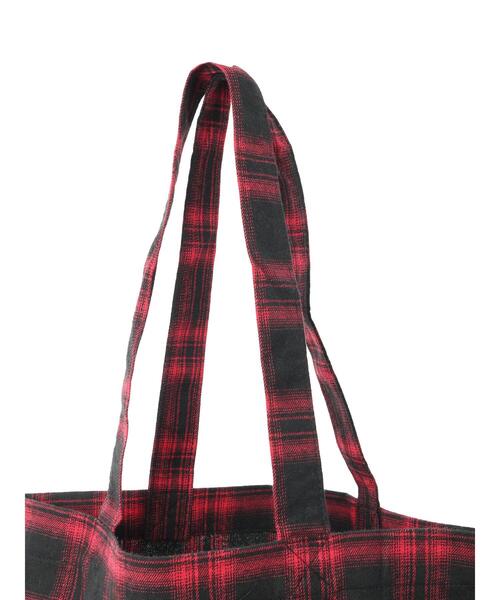 ehka sopo(エヘカソポ)の「チェックトートバッグ(ハンドバッグ・レディース・レッド/イエロー/ブルー/ブラック・F)」の21枚目の写真