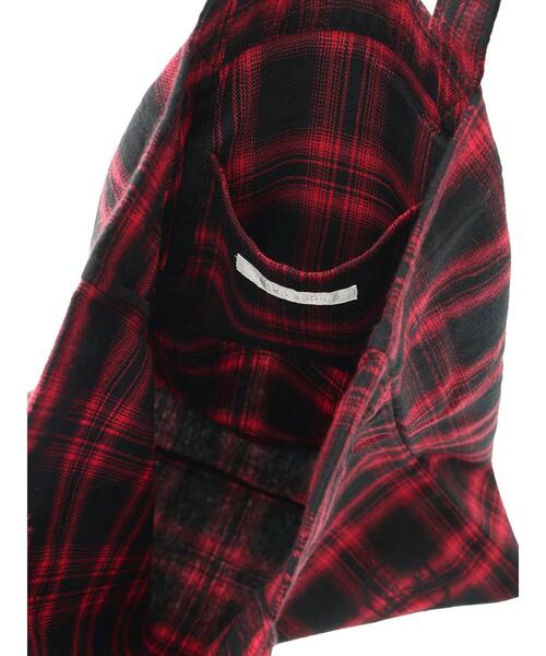 ehka sopo(エヘカソポ)の「チェックトートバッグ(ハンドバッグ・レディース・レッド/イエロー/ブルー/ブラック・F)」の22枚目の写真