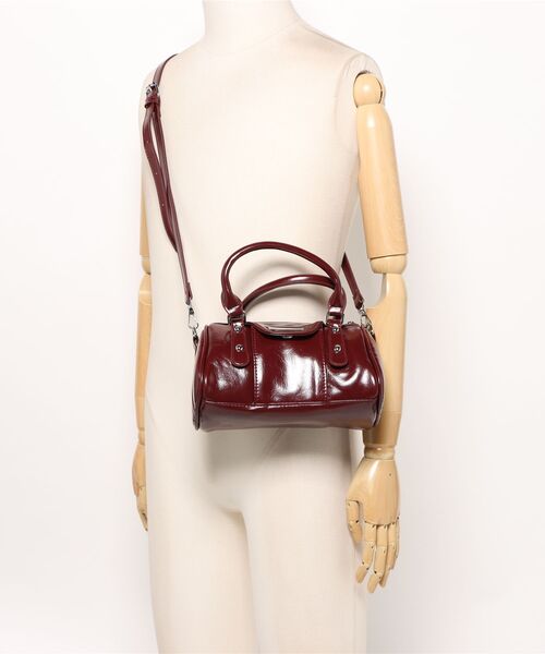 Burner(バーナー)の「【OKUOKU 0909】2WAY ミニボストン ショルダーバッグ oku-bag-23-33(ショルダーバッグ・レディース・ダークブラウン/ブラック/ワイン・FREE)」の7枚目の写真