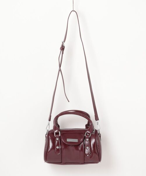 Burner(バーナー)の「【OKUOKU 0909】2WAY ミニボストン ショルダーバッグ oku-bag-23-33(ショルダーバッグ・レディース・ダークブラウン/ブラック/ワイン・FREE)」の13枚目の写真